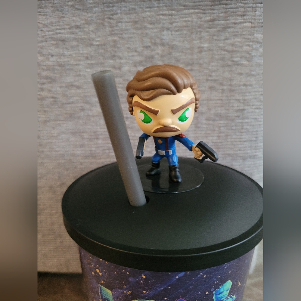 Guardians of the Galaxy Vol. 3 Star-Lord Topper Tumbler with Straw - Picture 3 of 15